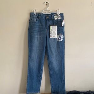 High Waist Straight Leg Jeans